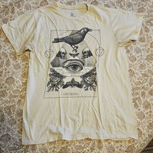 Goth Birb Cream T-Shirt